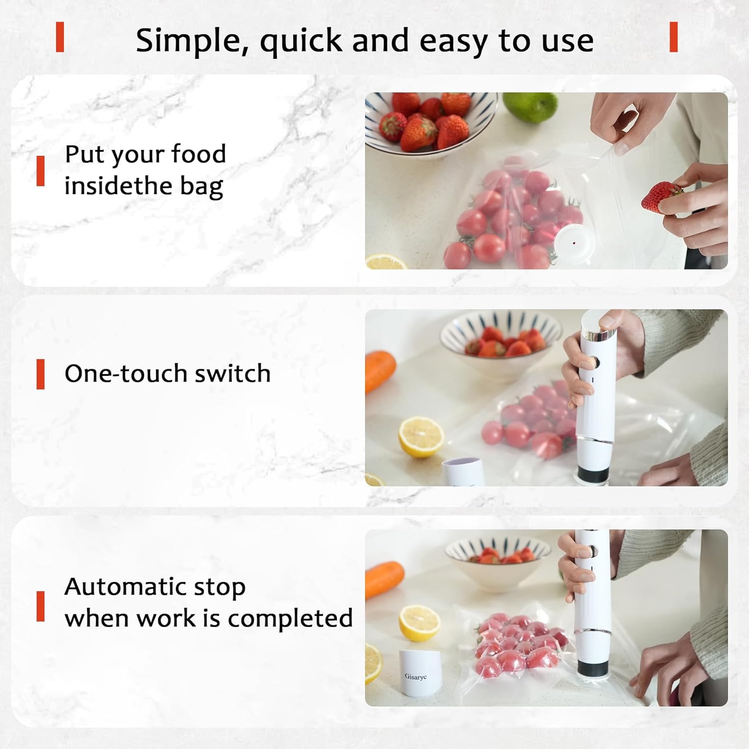 Machine sous vide portable